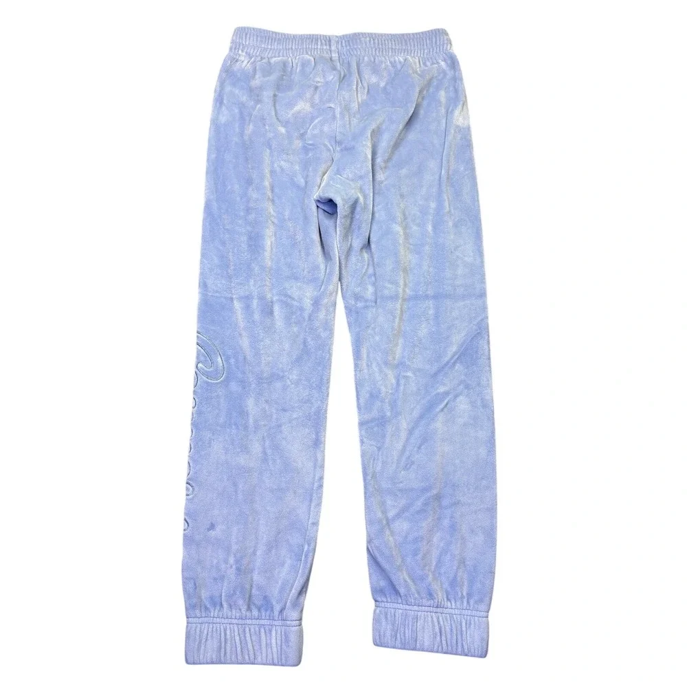 Converse Velour Joggers Youth Large 12/13‎ Lavender Purple Velvet Sweatpants Y2K